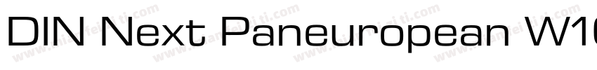 DIN Next Paneuropean W1G字体转换